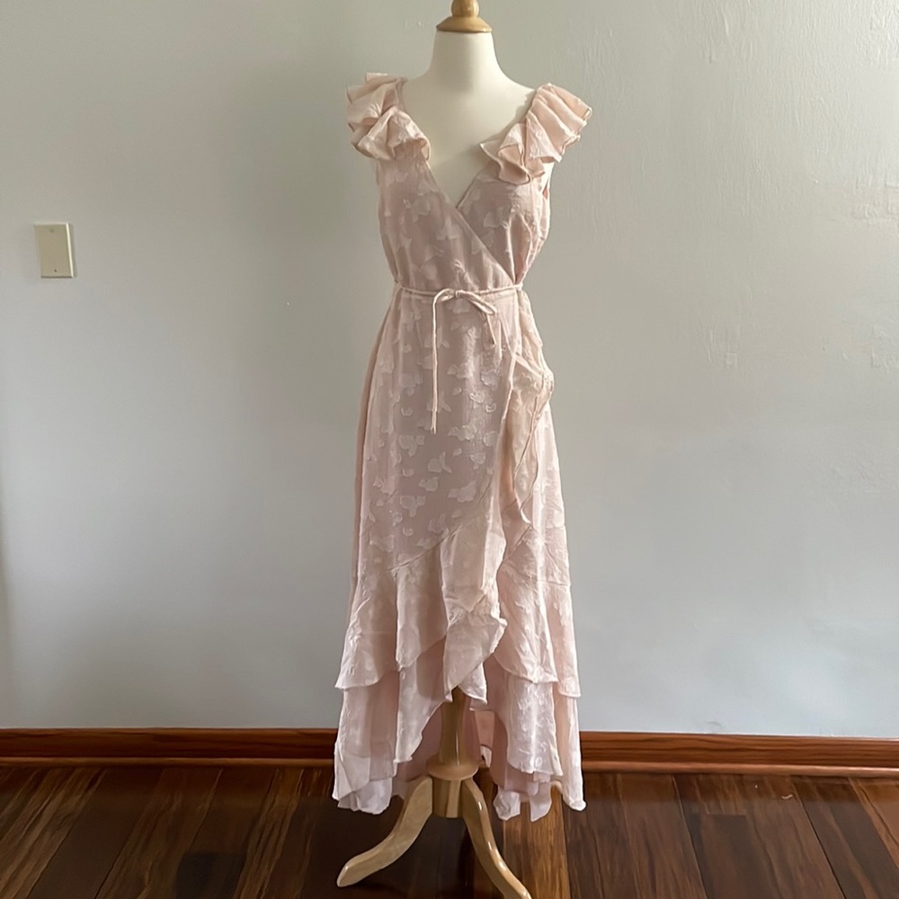 LULUS MAXI WRAP DRESS